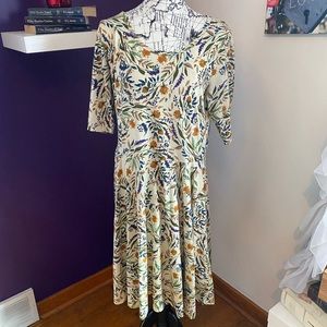 Fall Floral Print LuLaRoe Dress